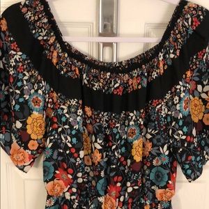 Off the shoulder midi dress